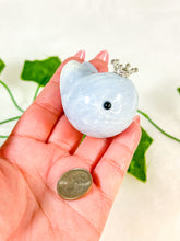 Load image into Gallery viewer, Blue Calcite Whale w/ Crown
