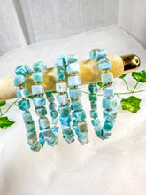 Load image into Gallery viewer, Larimar Cube Bracelet
