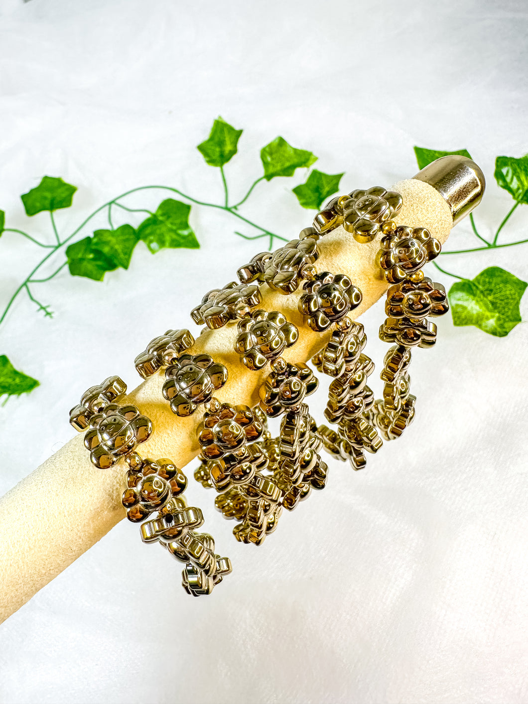 Pyrite Bee Bracelet