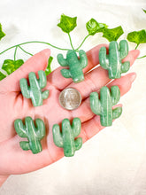 Load image into Gallery viewer, Mini Green Aventurine Cactus
