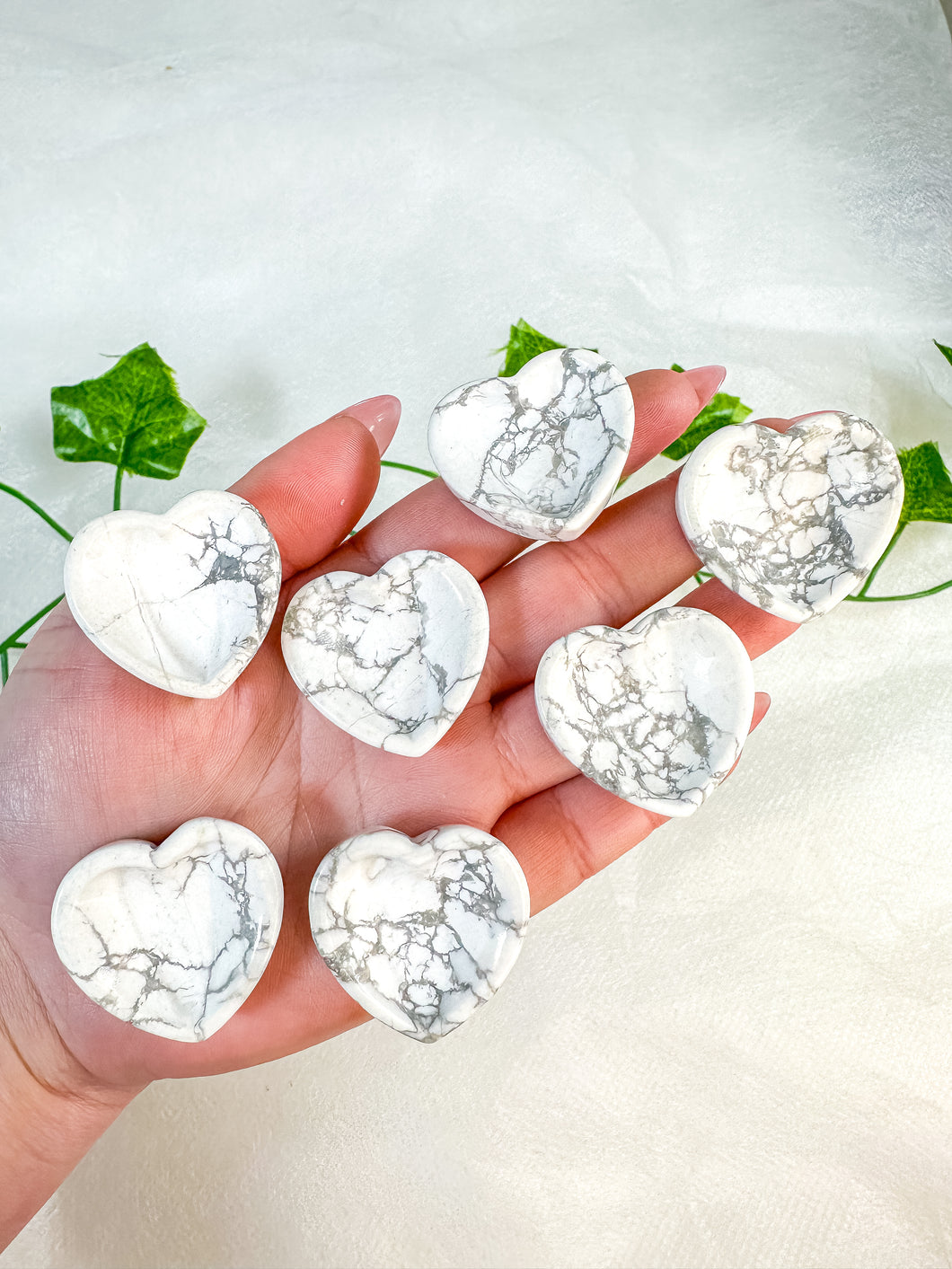 Mini Howlite Heart Bowl