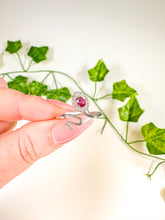 Load image into Gallery viewer, Garnet Snake Ring (adjustable)
