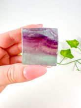 Load image into Gallery viewer, Rainbow Fluorite Standing Cube (30N)
