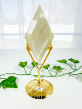 Load image into Gallery viewer, Rainbow Moonstone Diamond on Stand (58A)
