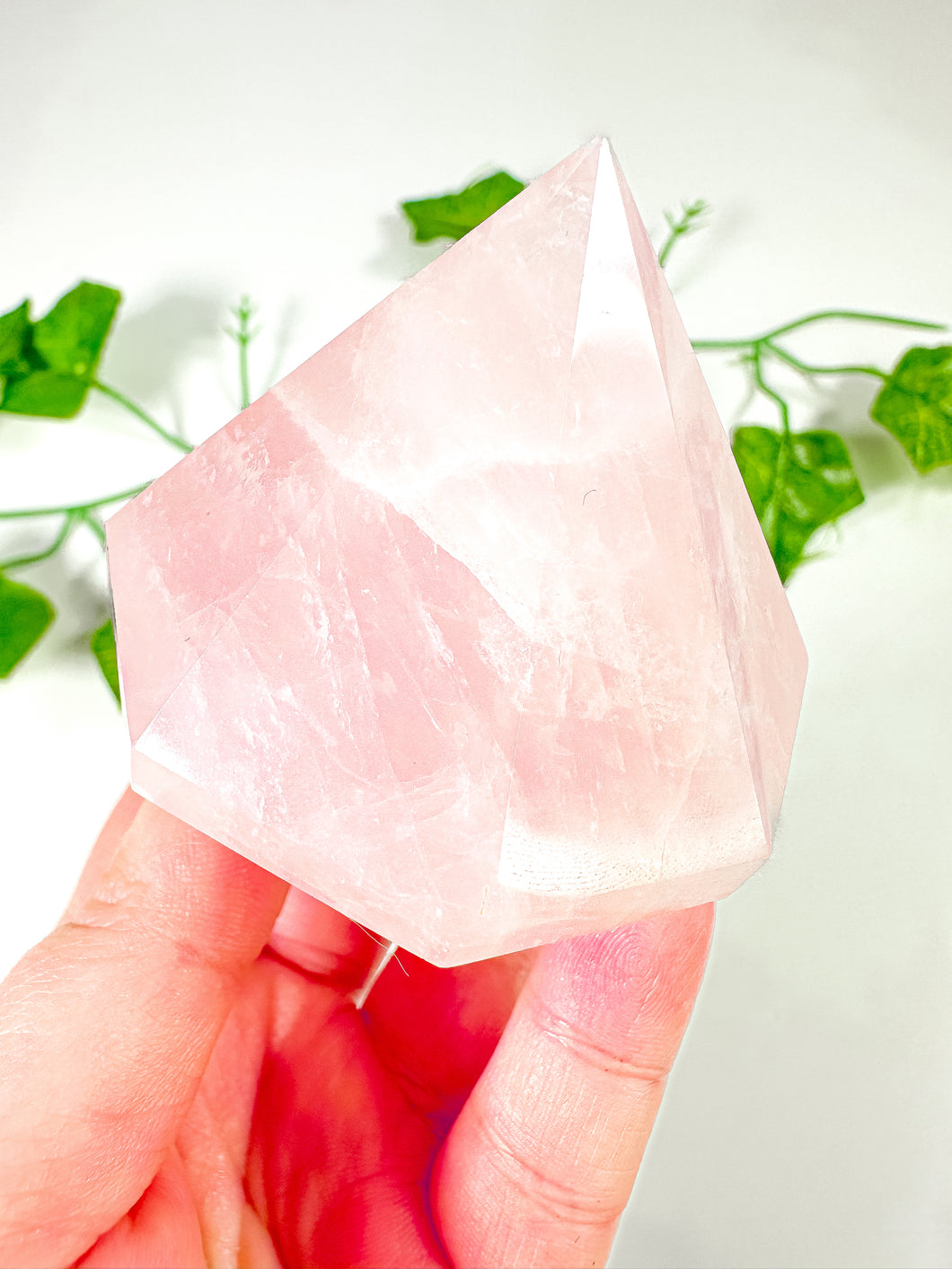 Rose Quartz Gem Cut Diamond (42S)