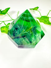 Load image into Gallery viewer, Green Emerald Fluorite Gem Cut Diamond (52G)
