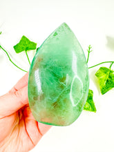 Load image into Gallery viewer, Green Emerald Fluorite Flame (27B)
