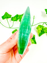 Load image into Gallery viewer, Green Emerald Fluorite Flame (26B)
