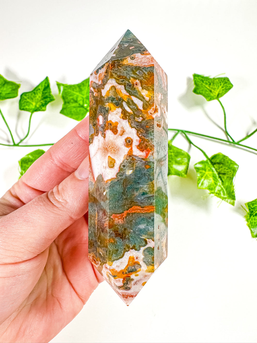 Carnelian & Moss Agate DT (35t)