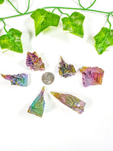 Load image into Gallery viewer, Titanium Rainbow Aura Bismuth Freeform (XS-L)
