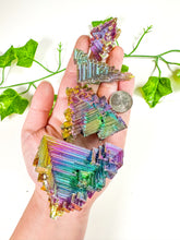 Load image into Gallery viewer, Titanium Rainbow Aura Bismuth Freeform (XS-L)
