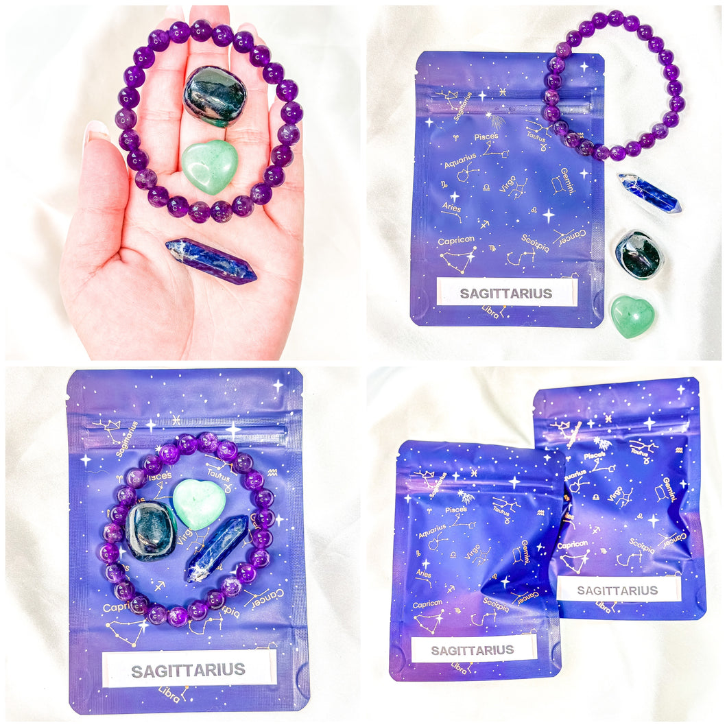 Sagittarius - Zodiac Crystal Set