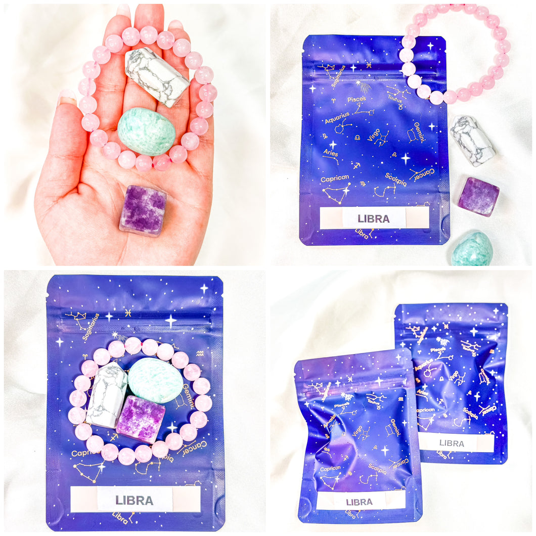 Libra - Zodiac Crystal Set