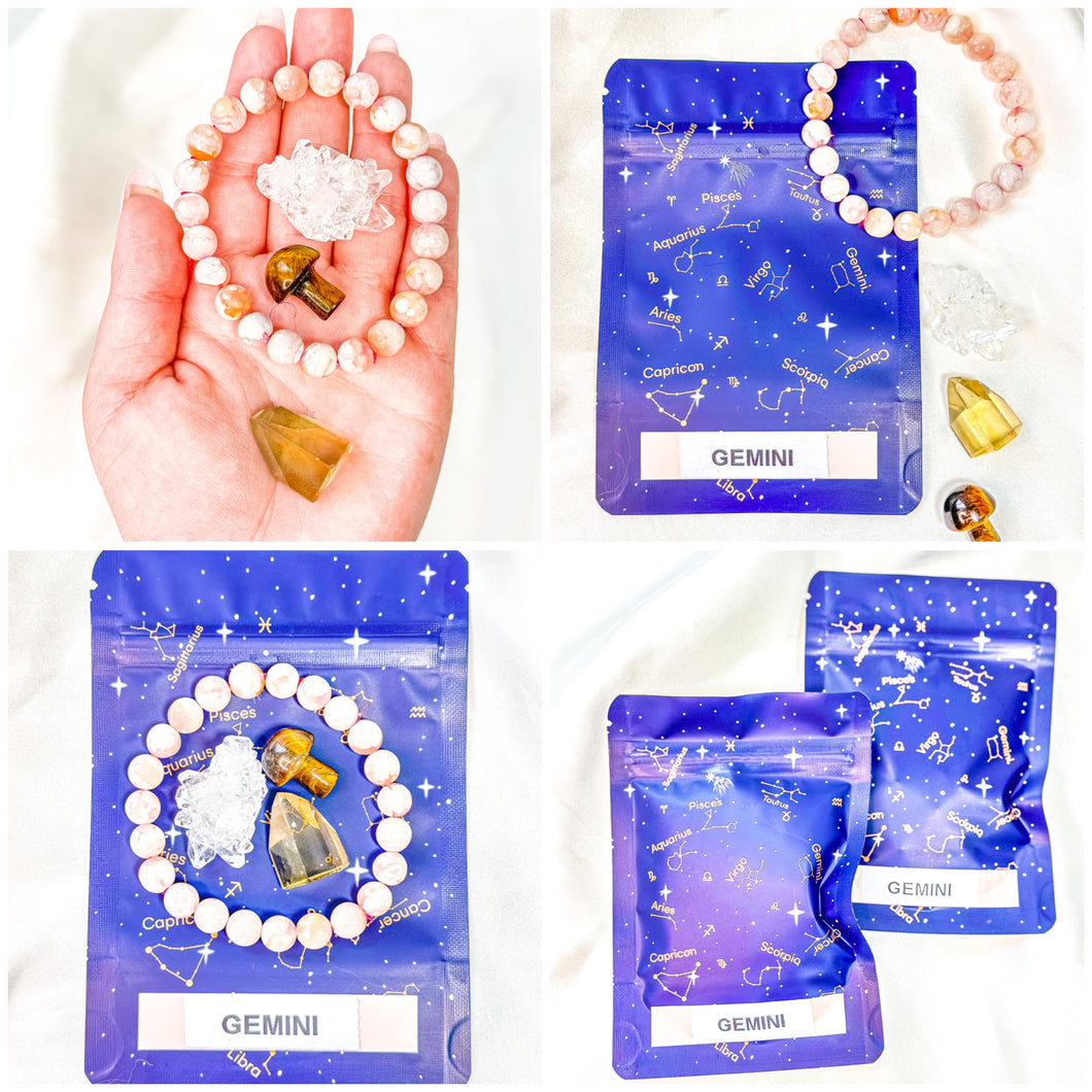 Gemini - Zodiac Crystal Set