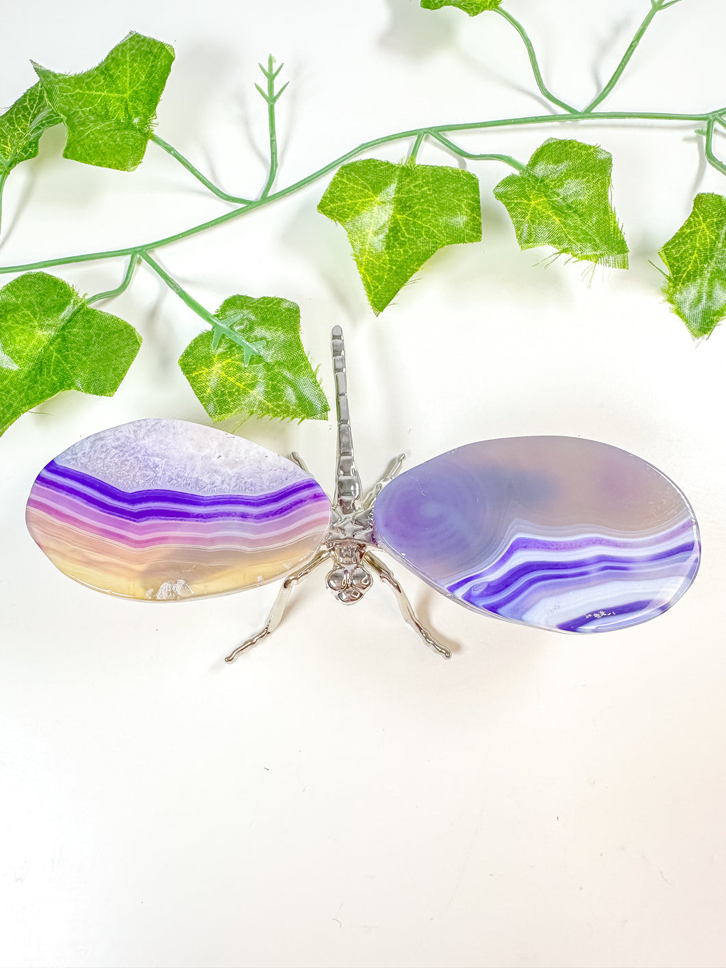 Dyed Agate Dragonfly (25B)