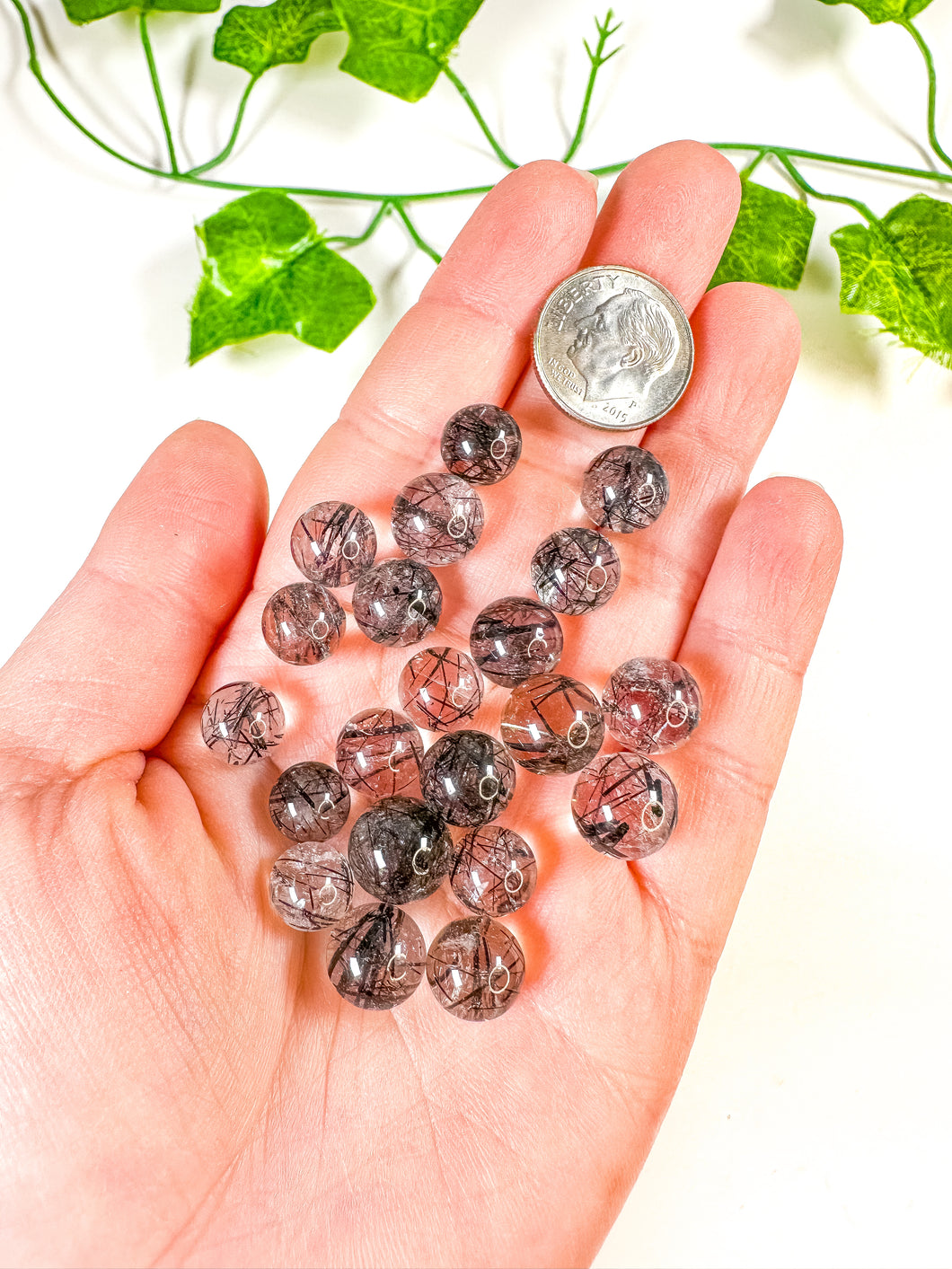 Mini Black Rutile Sphere