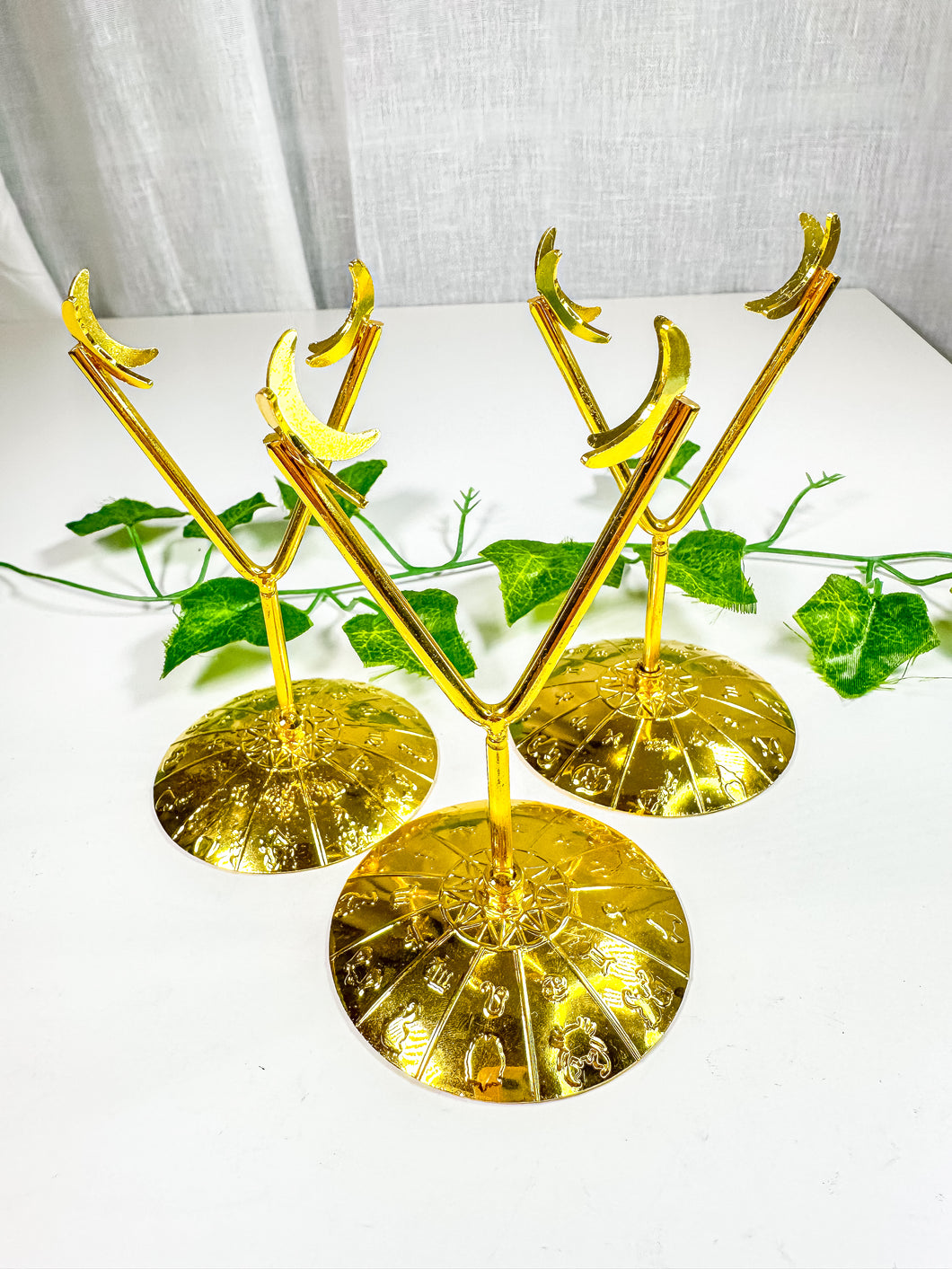 Gold Horoscope Display Stand