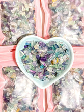 Load image into Gallery viewer, Rainbow Fluorite Crystal Chip Bag
