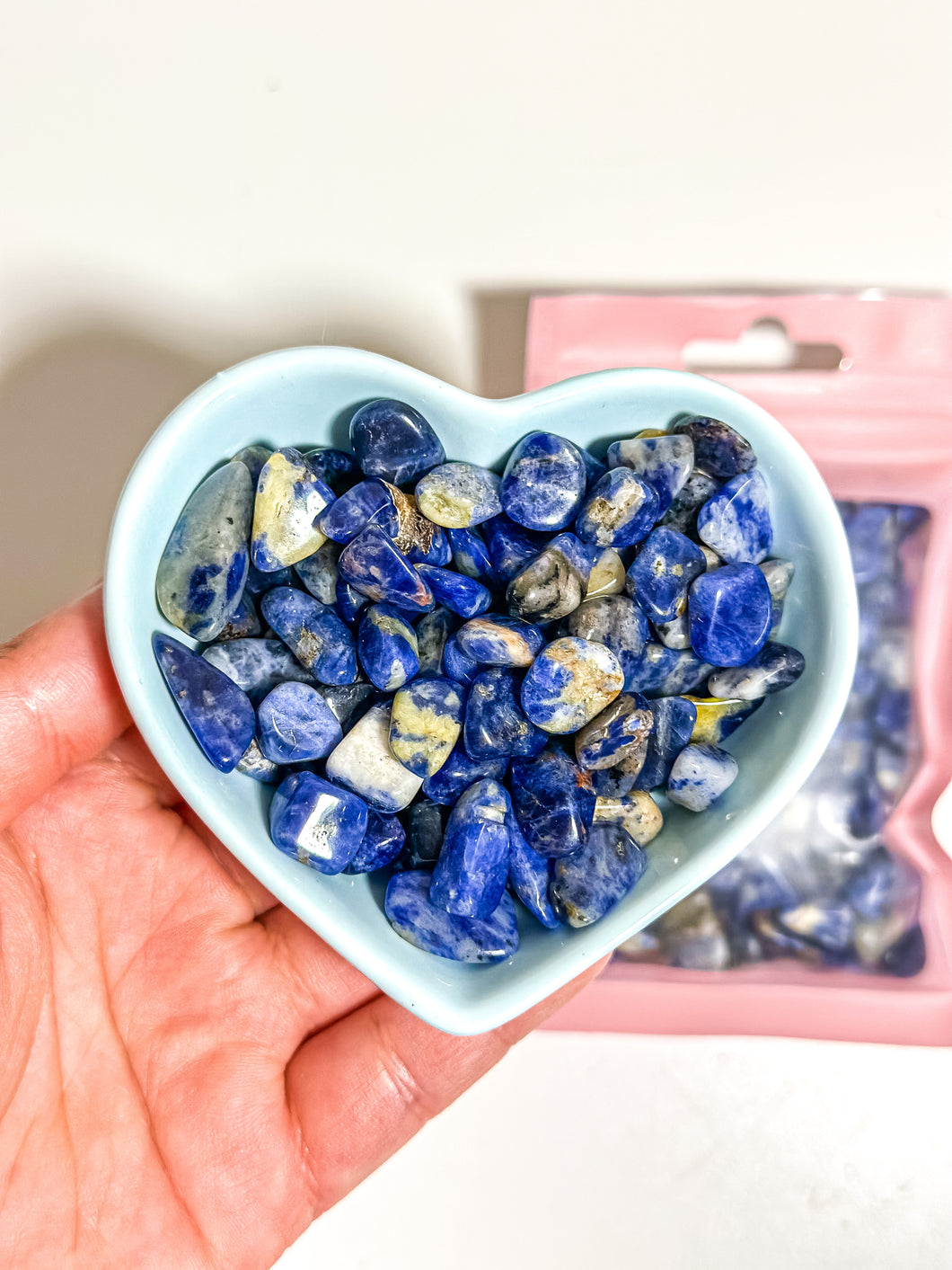 Sodalite Crystal Chip Bag