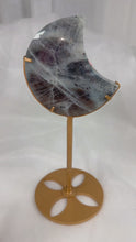 Load and play video in Gallery viewer, Labradorite Moon on Stand (78P)
