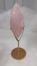 Load and play video in Gallery viewer, HQ Gemmy Rose Quartz Flame DT on Stand (130B)
