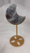 Load and play video in Gallery viewer, Labradorite Moon on Stand (94X)
