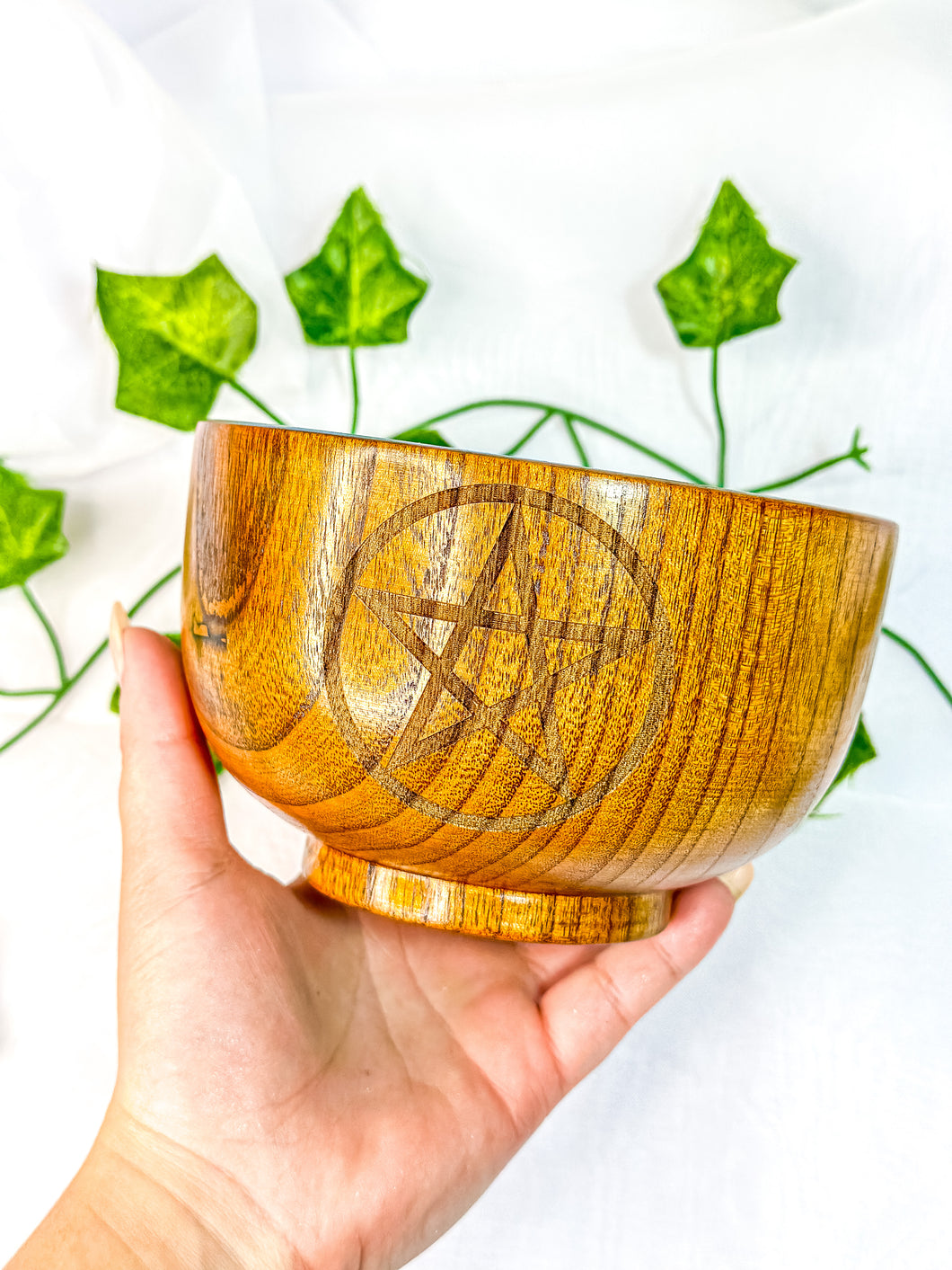 Natural Wooden Star Bowl