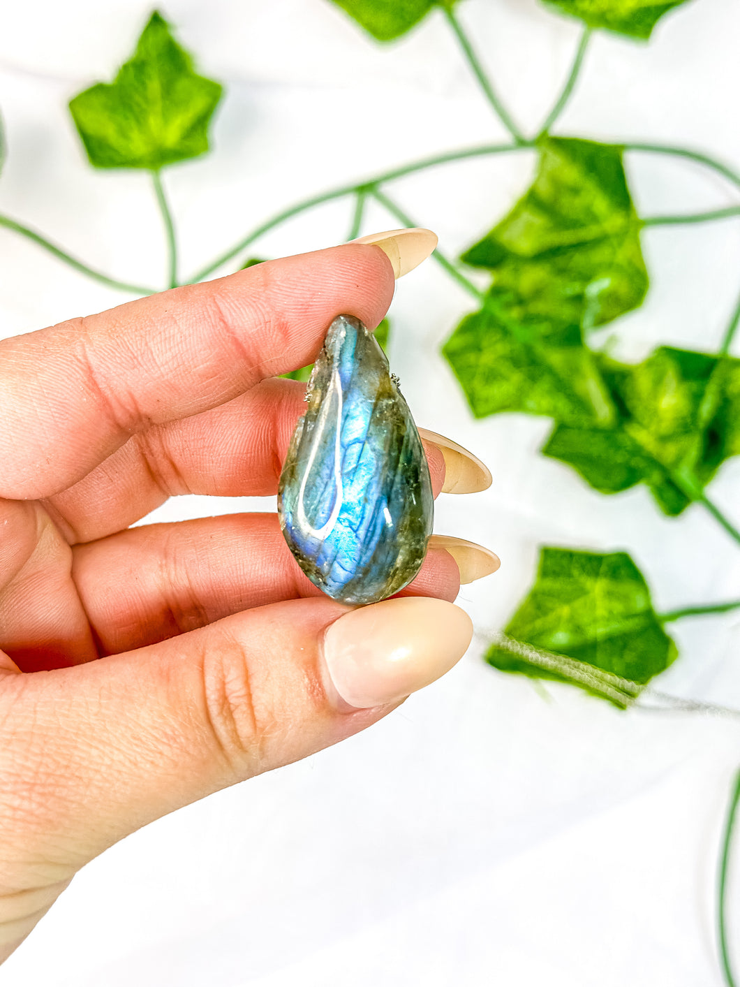 Labradorite Teardrop Necklace