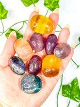 Load image into Gallery viewer, Fluorite Tumbled Stones
