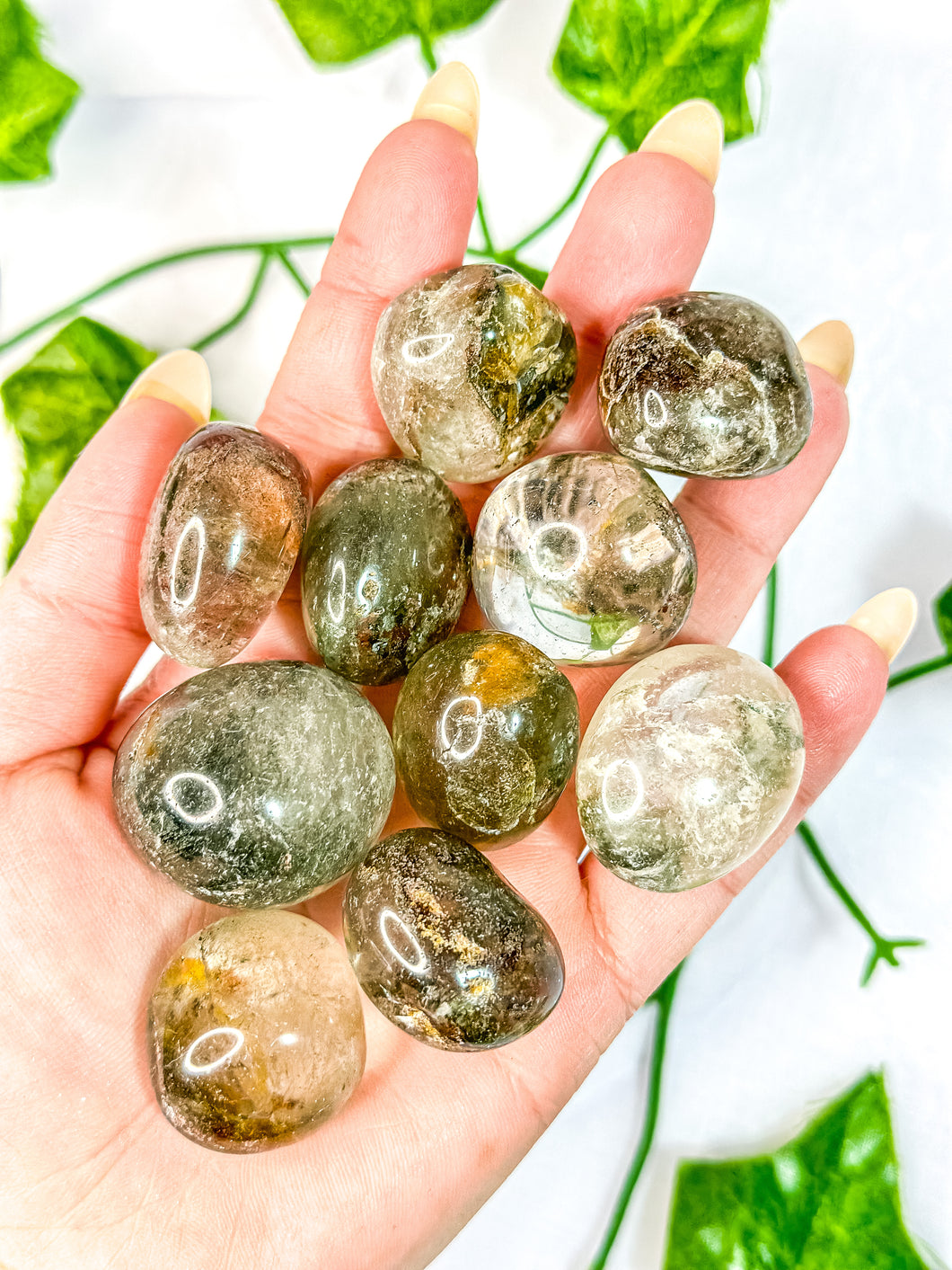 Garden Quartz Tumbled Stones