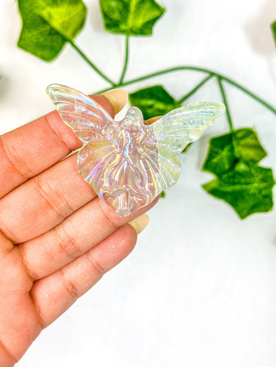 Angel Aura Clear Quartz Fairy