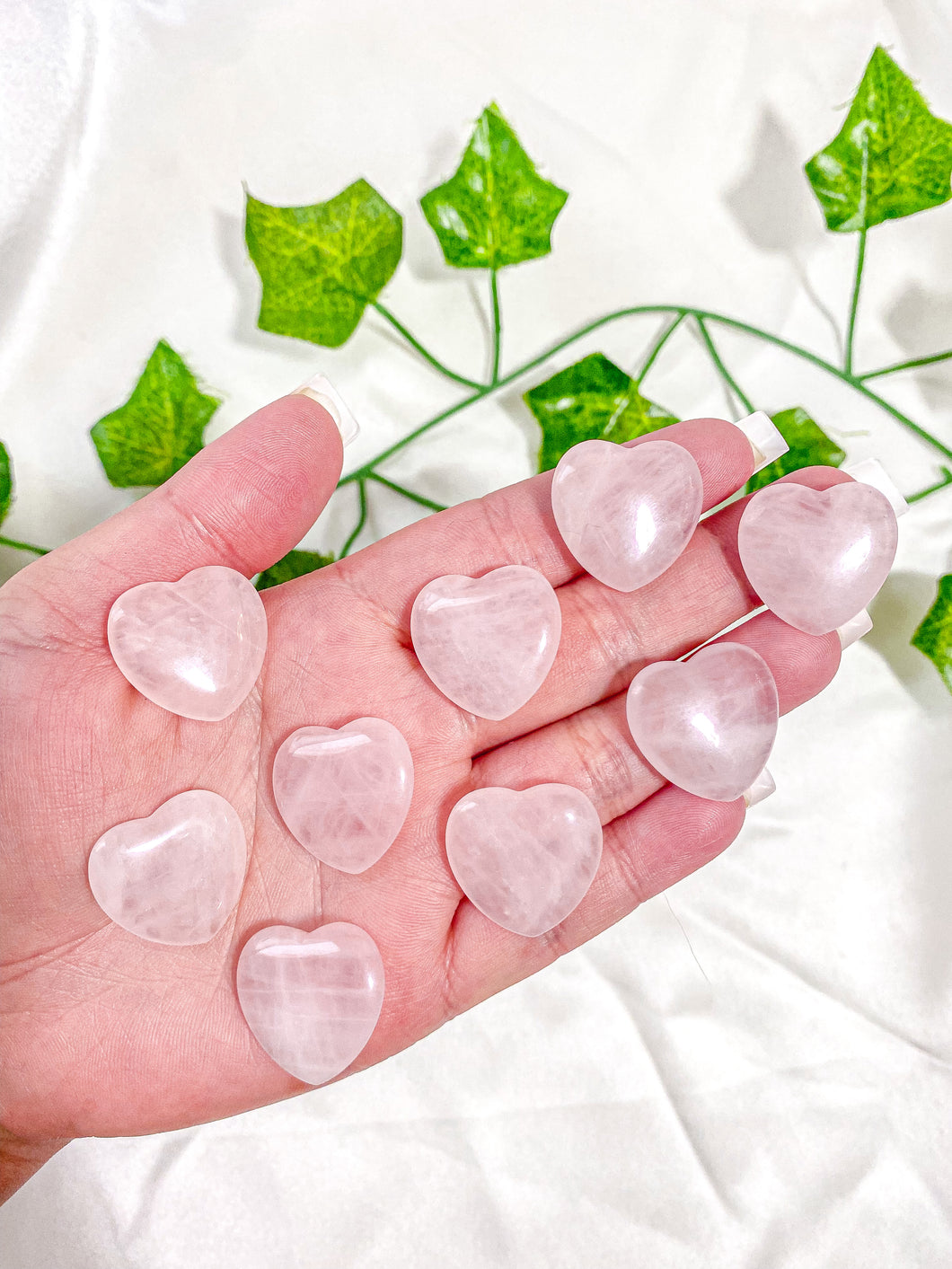 Mini Rose Quartz Heart