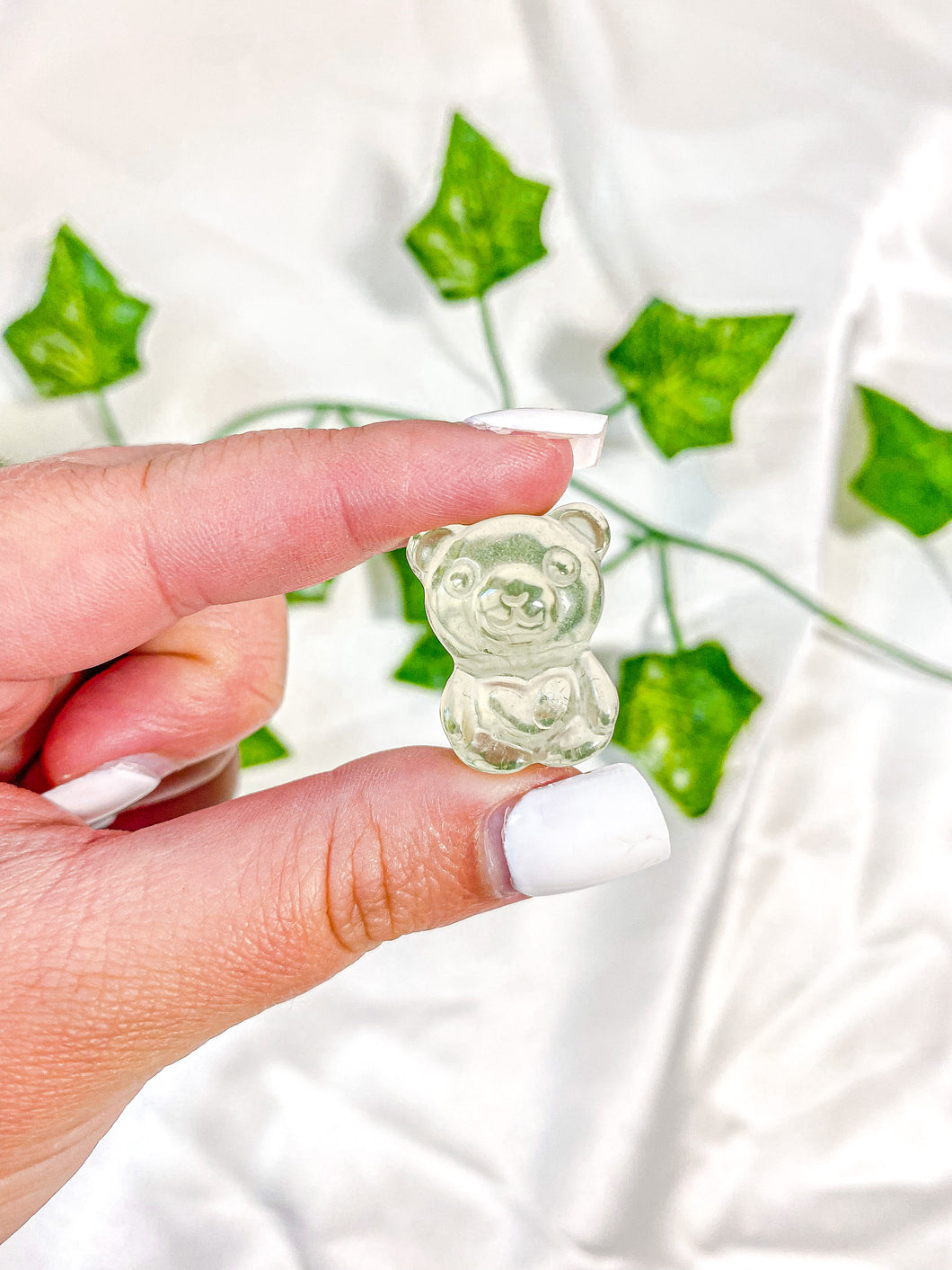 Mini Citrine Teddy Bear