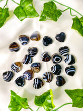 Load image into Gallery viewer, Mini Black Agate Heart
