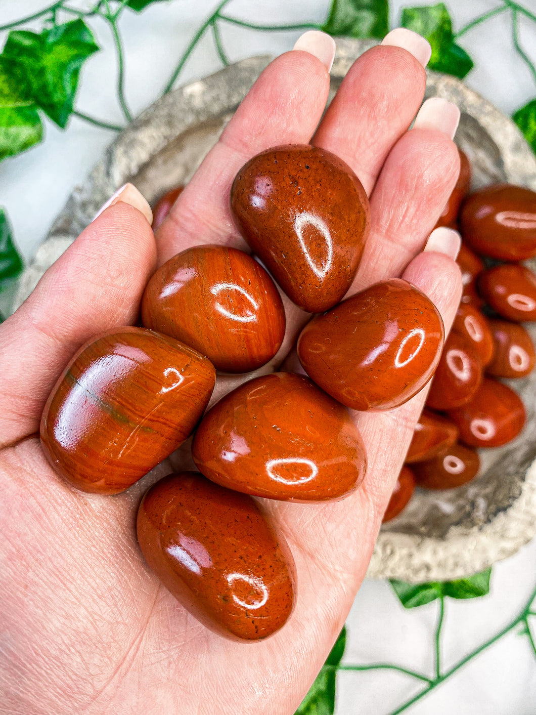 Red Jasper Tumbled Stones