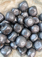 Load image into Gallery viewer, Hematite Tumbled Stones
