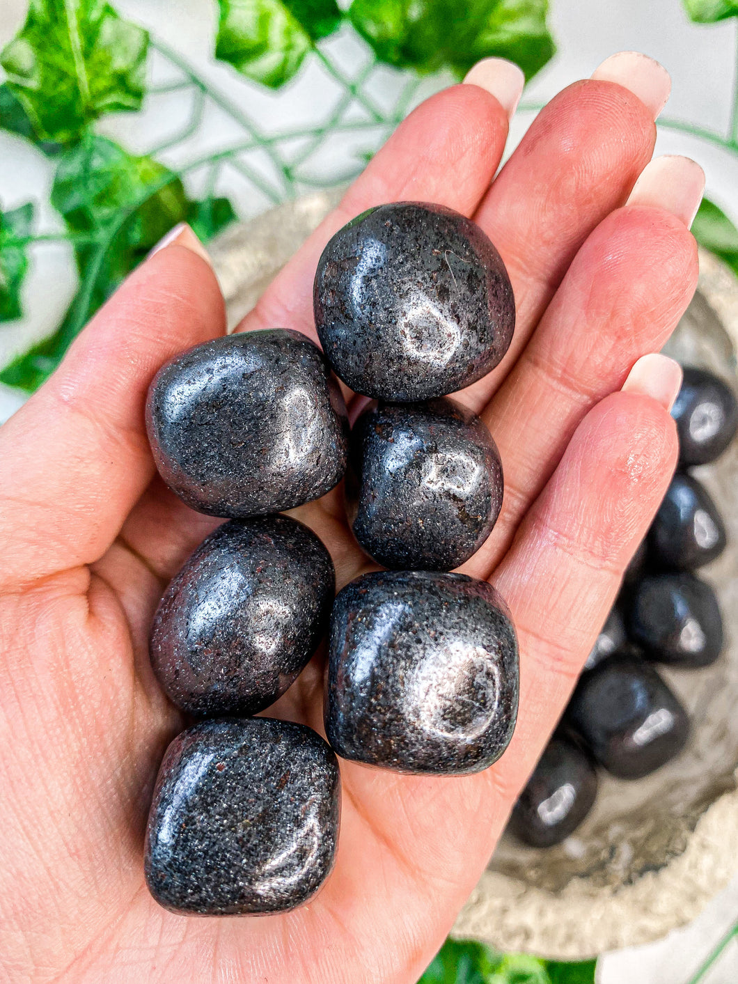 Hematite Tumbled Stones