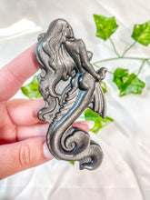 Load image into Gallery viewer, Silver Sheen Obsidian Mermaid
