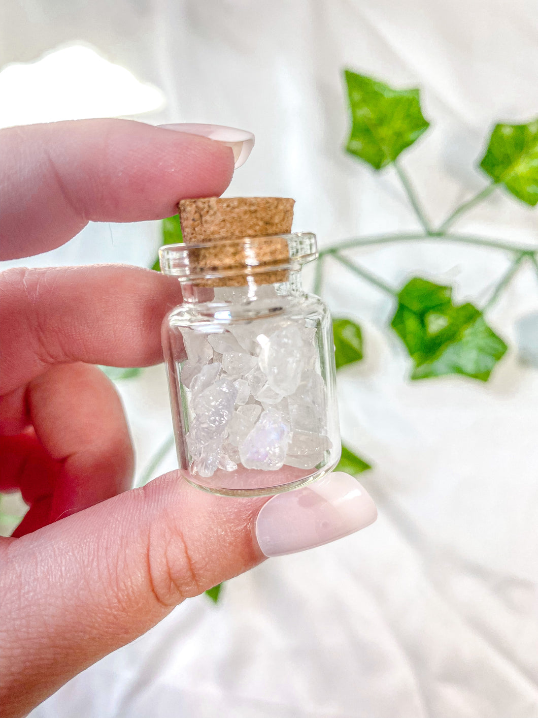 Rainbow Moonstone Wishing Jar