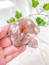 Load image into Gallery viewer, Flower Agate Turtle #2
