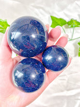 Load image into Gallery viewer, Blue Goldstone Sphere
