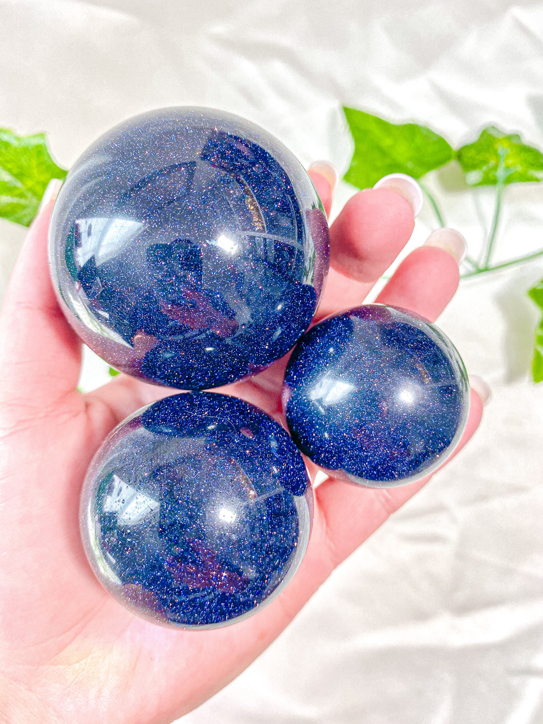 Blue Goldstone Sphere