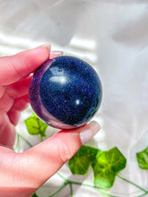 Load image into Gallery viewer, Blue Goldstone Sphere
