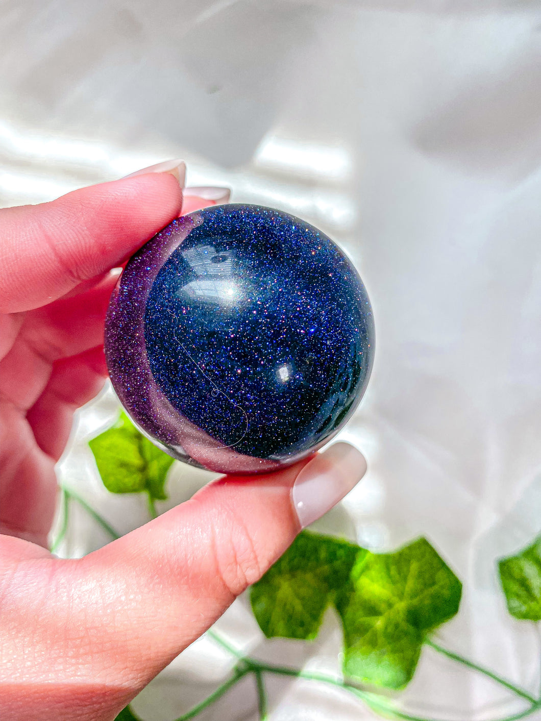 Blue Goldstone Sphere