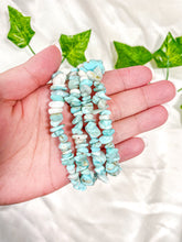 Load image into Gallery viewer, Larimar Chip Bracelet
