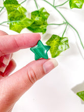 Load image into Gallery viewer, Mini Malachite Star/Heart
