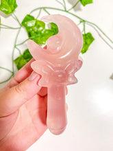 Load image into Gallery viewer, Rose Quartz Sailor Wand
