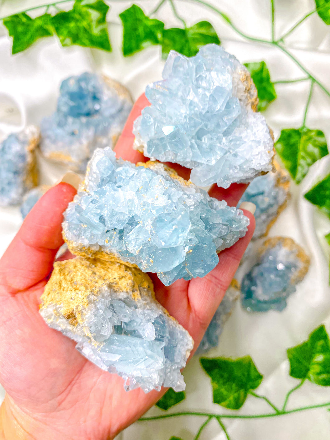 Raw Celestite Cluster