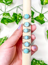 Load image into Gallery viewer, Larimar Ring (adjustable)
