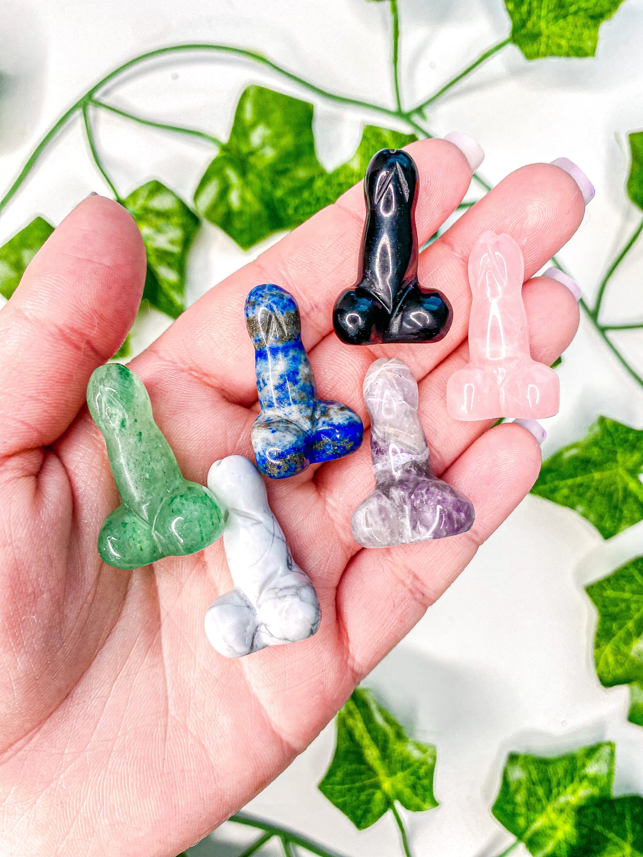 Mini Crystal Pennis Man Part Intuitively Pick (Random) – koraandky